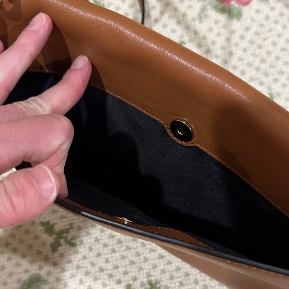 Rebecca Minkoff Brown Leather Crossbody Bag with Multicolor Tassels - Picture 5 of 10